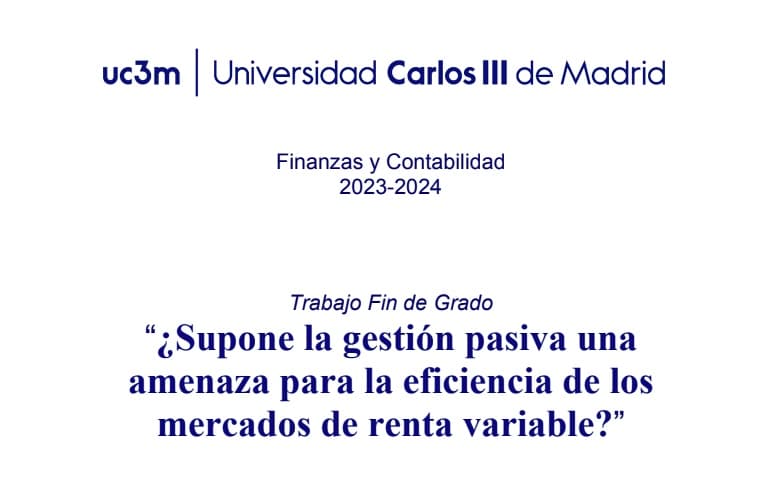 Trabajo de fin de grado